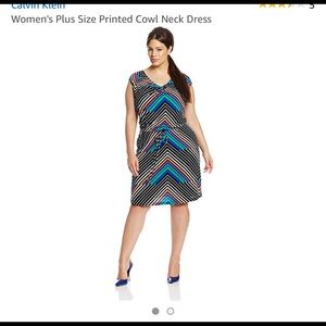 NWT Stunning Calvin Klein Jersey Dress